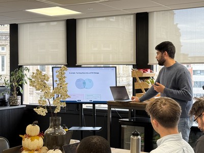 Jake presenting to operators